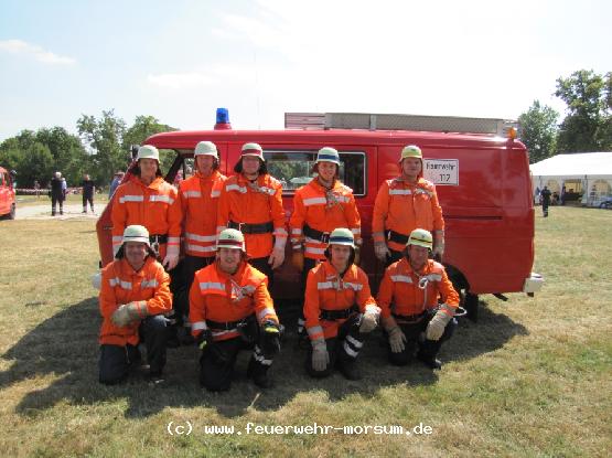 Die Leistungsgruppe kurz vor dem Start.