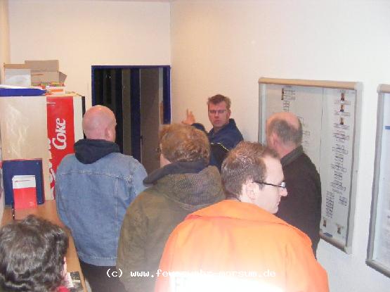 Die R�umlichkeiten wurden gezeigt....