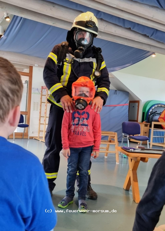 Auch die Fluchthaube ist nicht schlimm